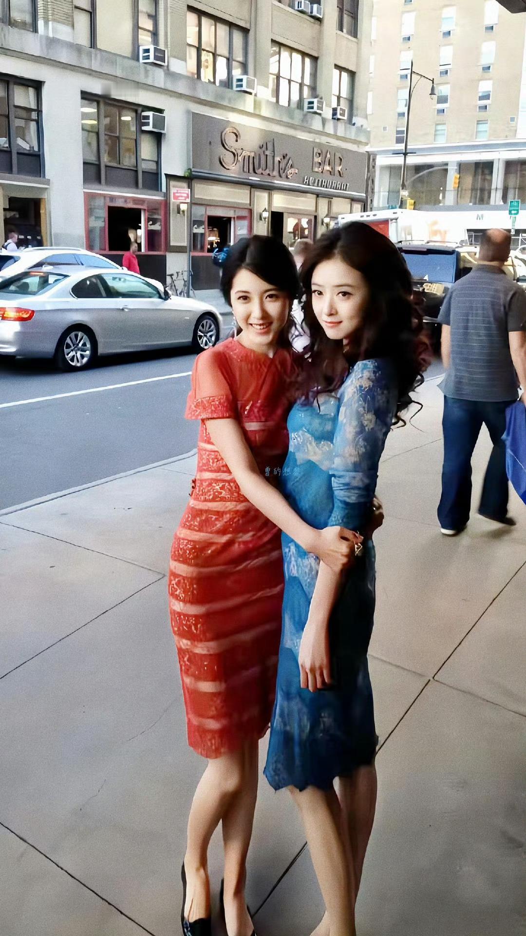 年轻时候的大美人曾黎和蒋欣 ​ ​​​