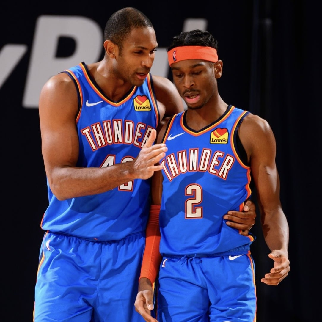 NBA 艾尔·霍福德加盟雷霆的时间线：2020年 - 被交易至雷霆2021年 -