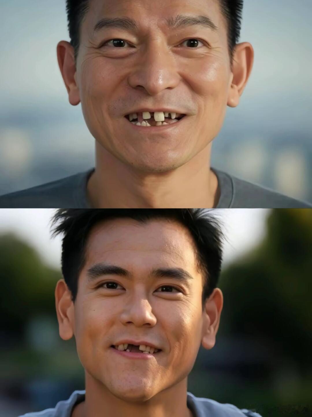论门牙的重要性，哈哈哈 