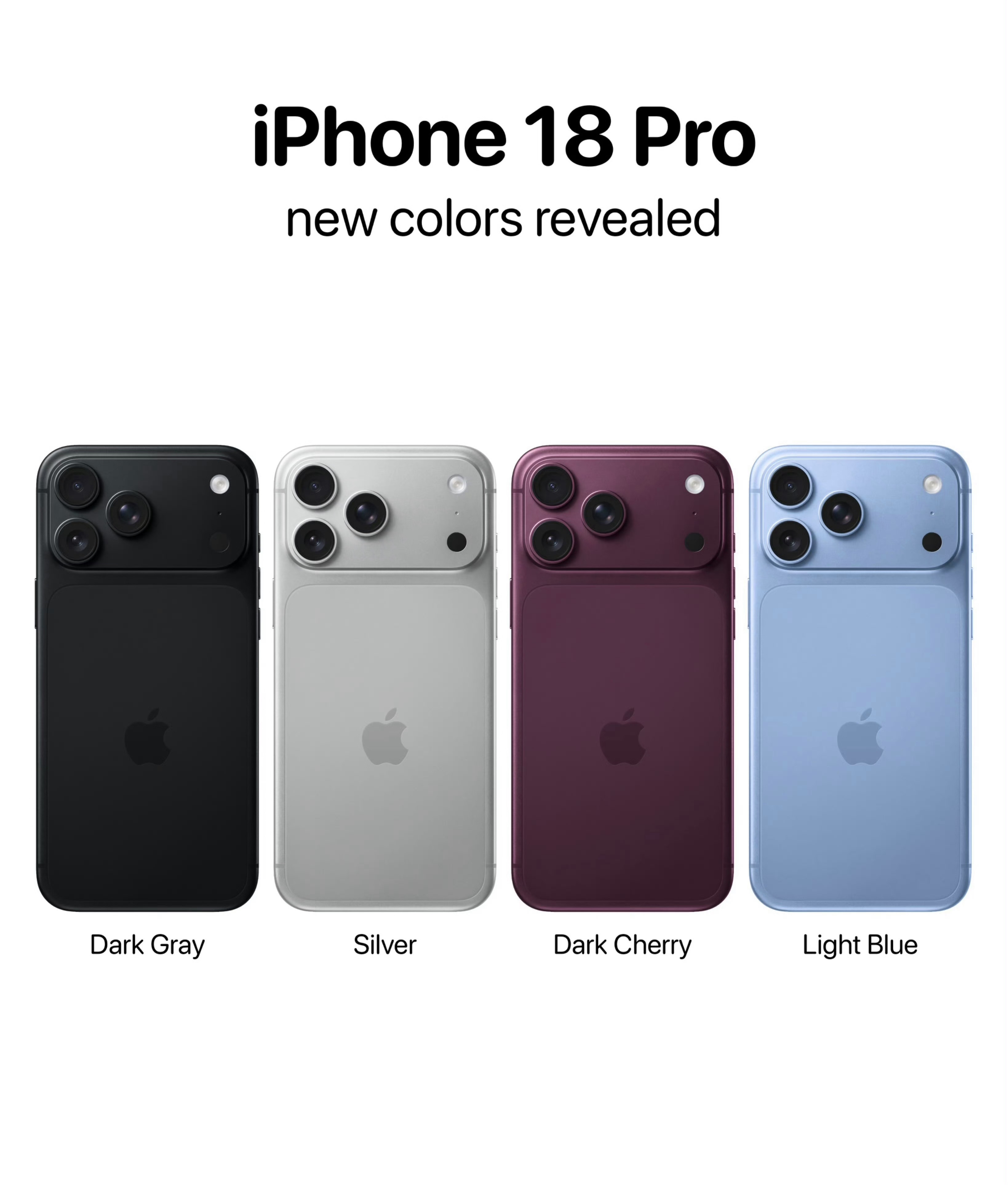 iPhone18Pro蓝色曝光 这个蓝色有点像iPhone13 Pro的远峰蓝，