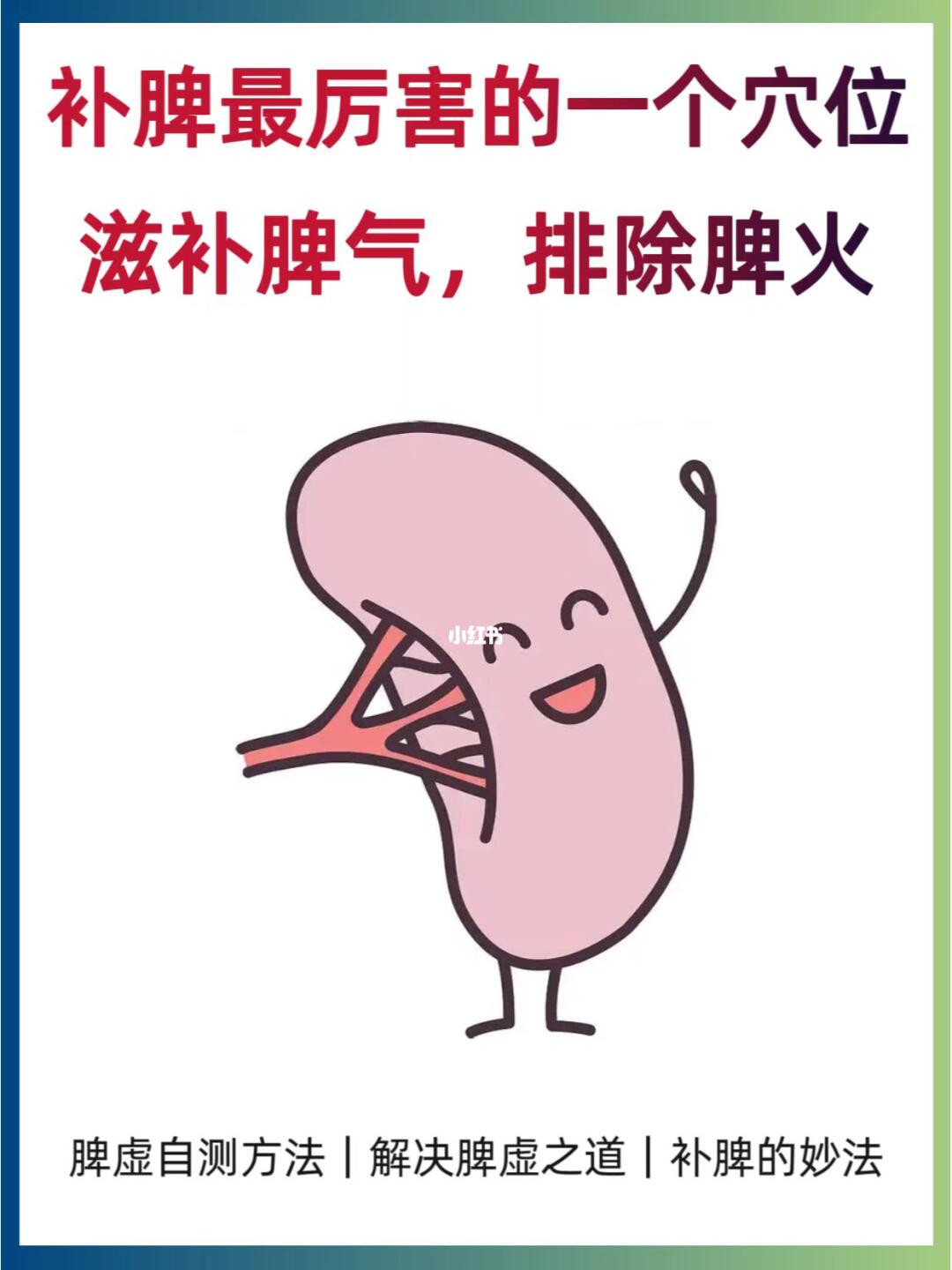 补脾最厉害的一个穴位，补脾气，除脾火🌟