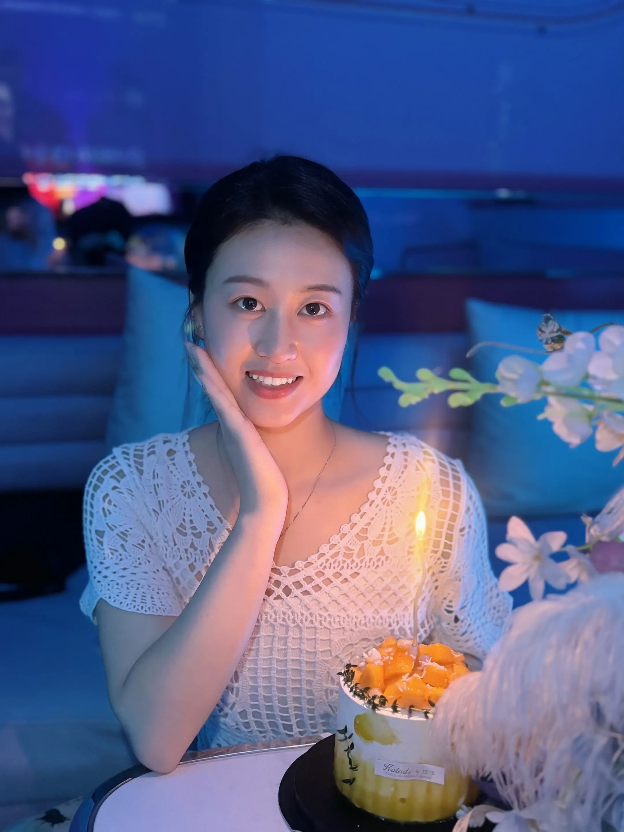 吃上了小蛋糕🎂，谢谢我姐
