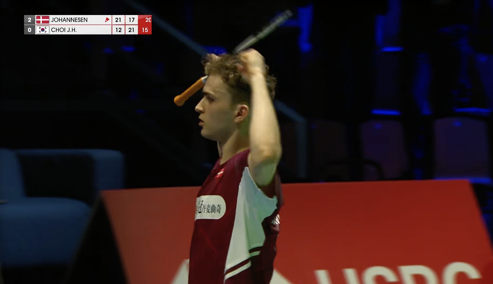 1号场地【汤杯C组：丹麦🇩🇰 3-0 🇰🇷韩国】一单：安东森🇩🇰 1