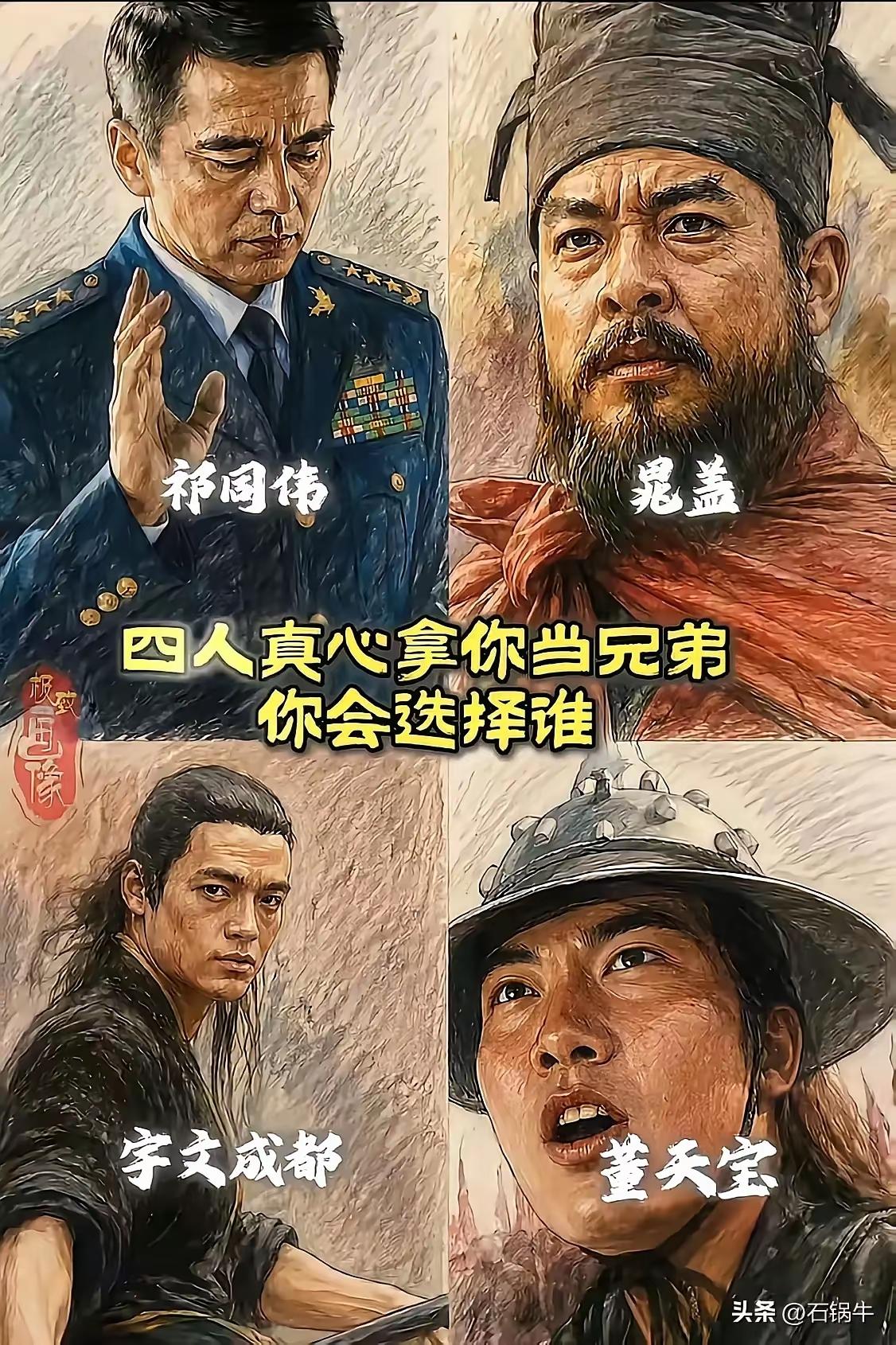 这四个兄弟如果非要选择一个的话，大多数人一定会选择祁同伟的。毕竟，从基层做起来的