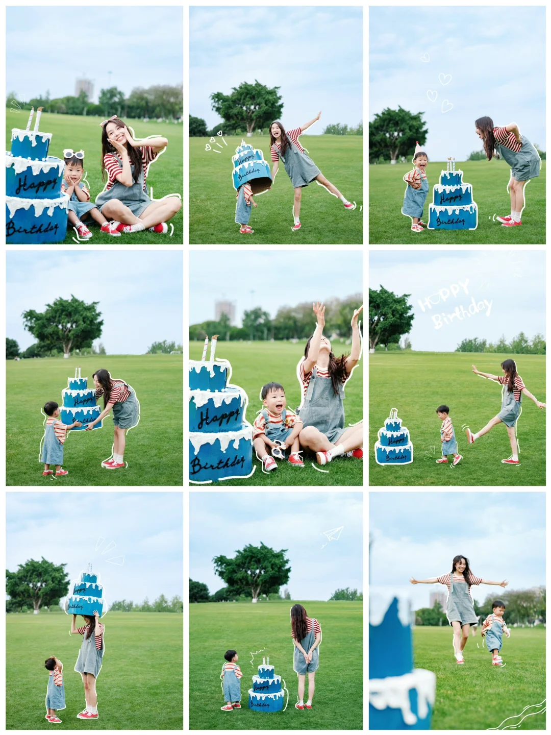 0成本“生日蛋糕”创意照！纸箱生日蛋糕教程