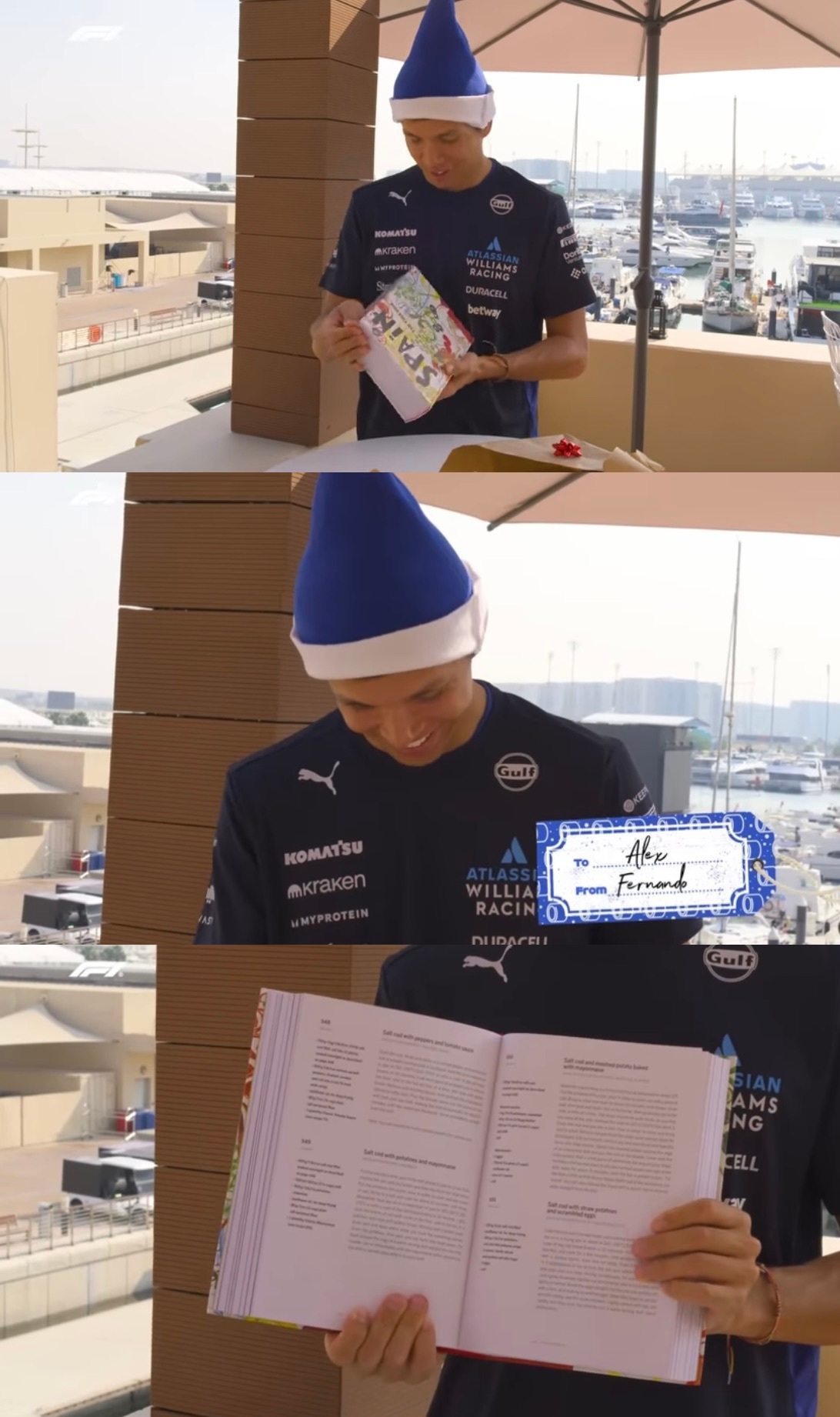 司机们互送圣诞礼物大公开🎄F1