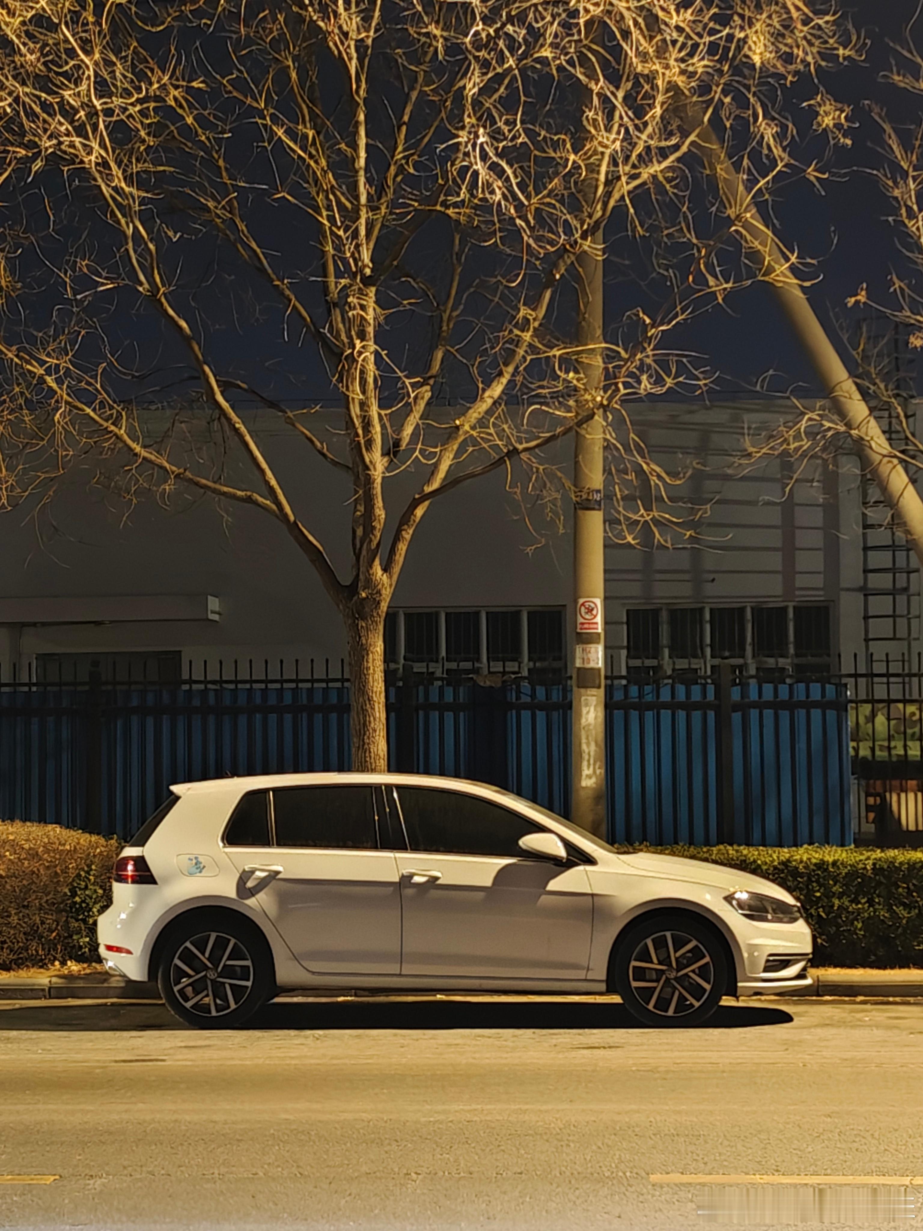 老马在路上马力玩聚 昨晚和奉总去物流园接了这台高尔夫是给车友淘的2020年7.5