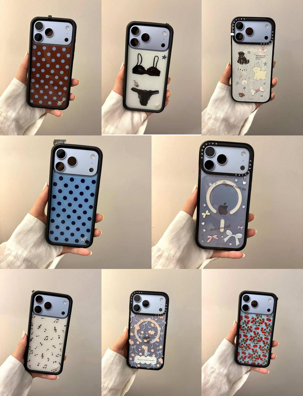18pm冰川蓝手机壳留哪个🥰
打算wf和case各留一个
case两个蝴蝶结款