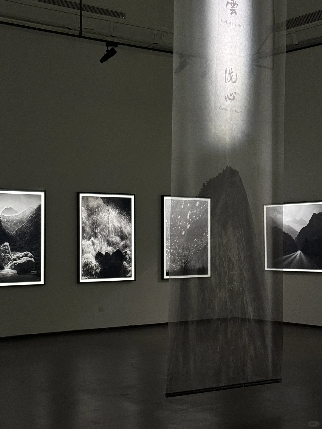 西安新展｜终南听云☁️来看黑白灰的水墨片⚫️