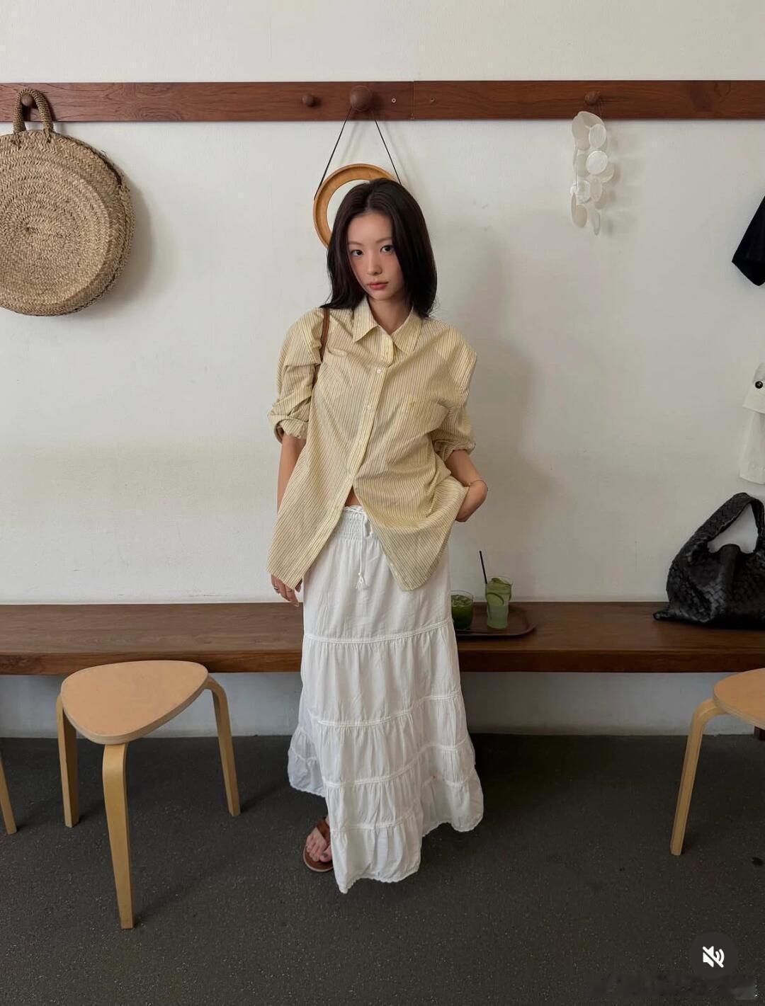 她真的好会穿｜甜美穿搭思路，好喜欢这组穿搭穿搭ootd穿搭春日穿搭