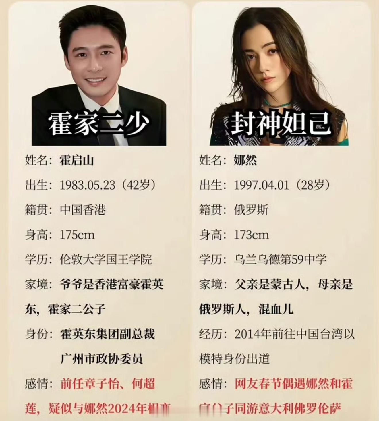 曝霍启山和娜然要结婚了大瓜来了！网传霍启山娜然11月海南办婚礼，以后娜然就是郭晶