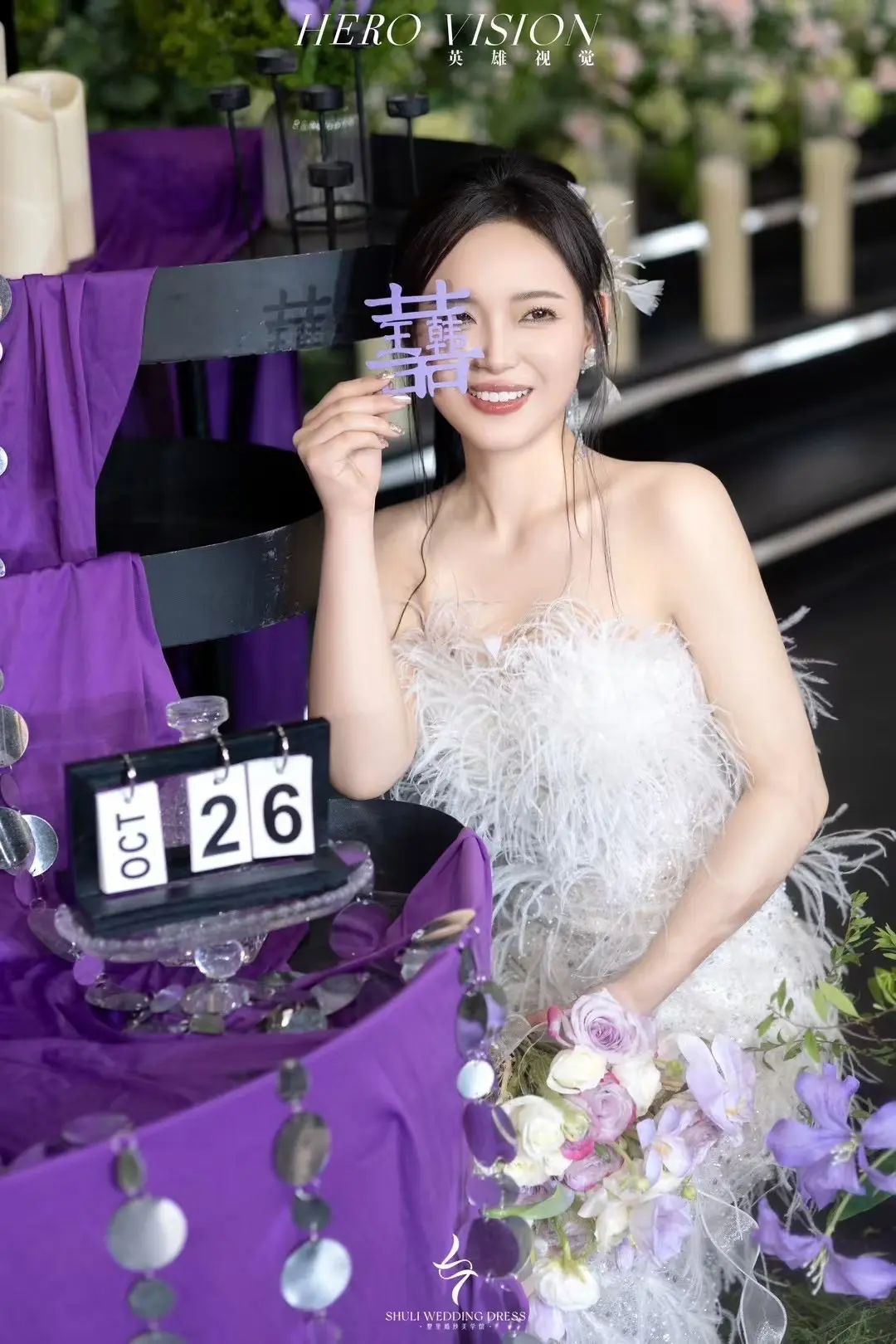 女明星的韩系订婚现场。