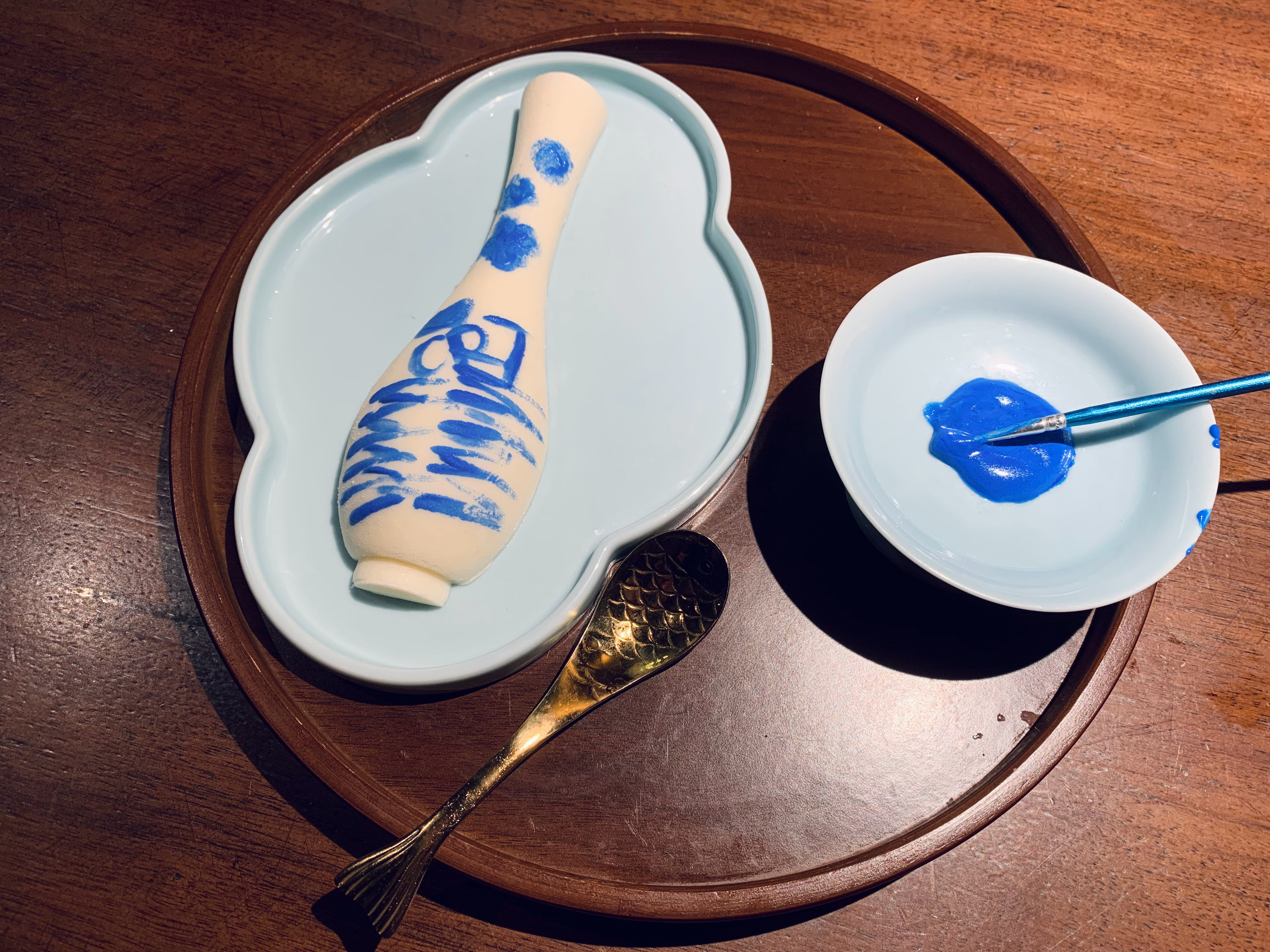 独一无二青花瓷CR7款布丁🍮 景德镇