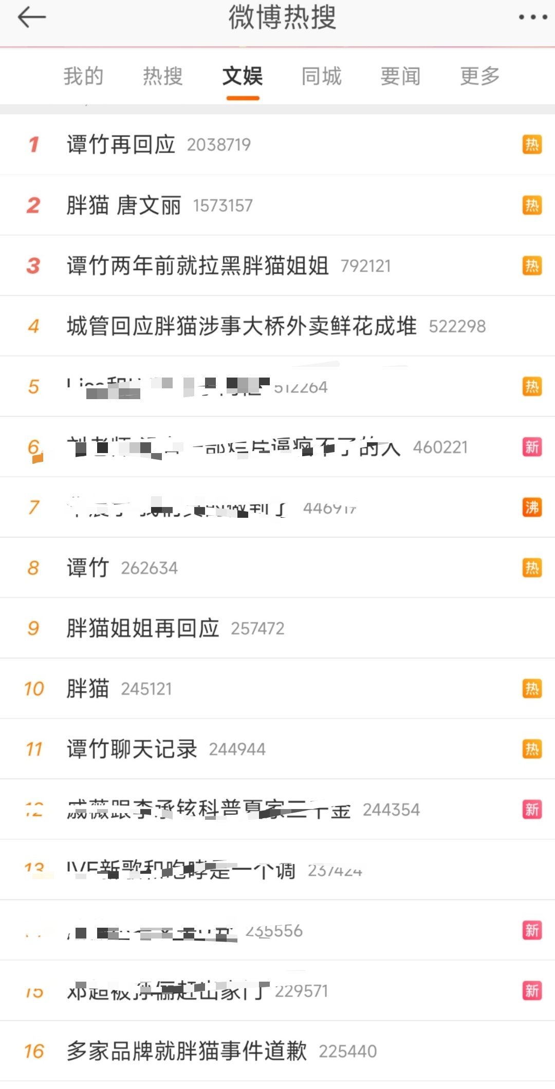 已经看不懂热搜榜了感觉是吵架榜 烦死各种互联网判官了 ​​​