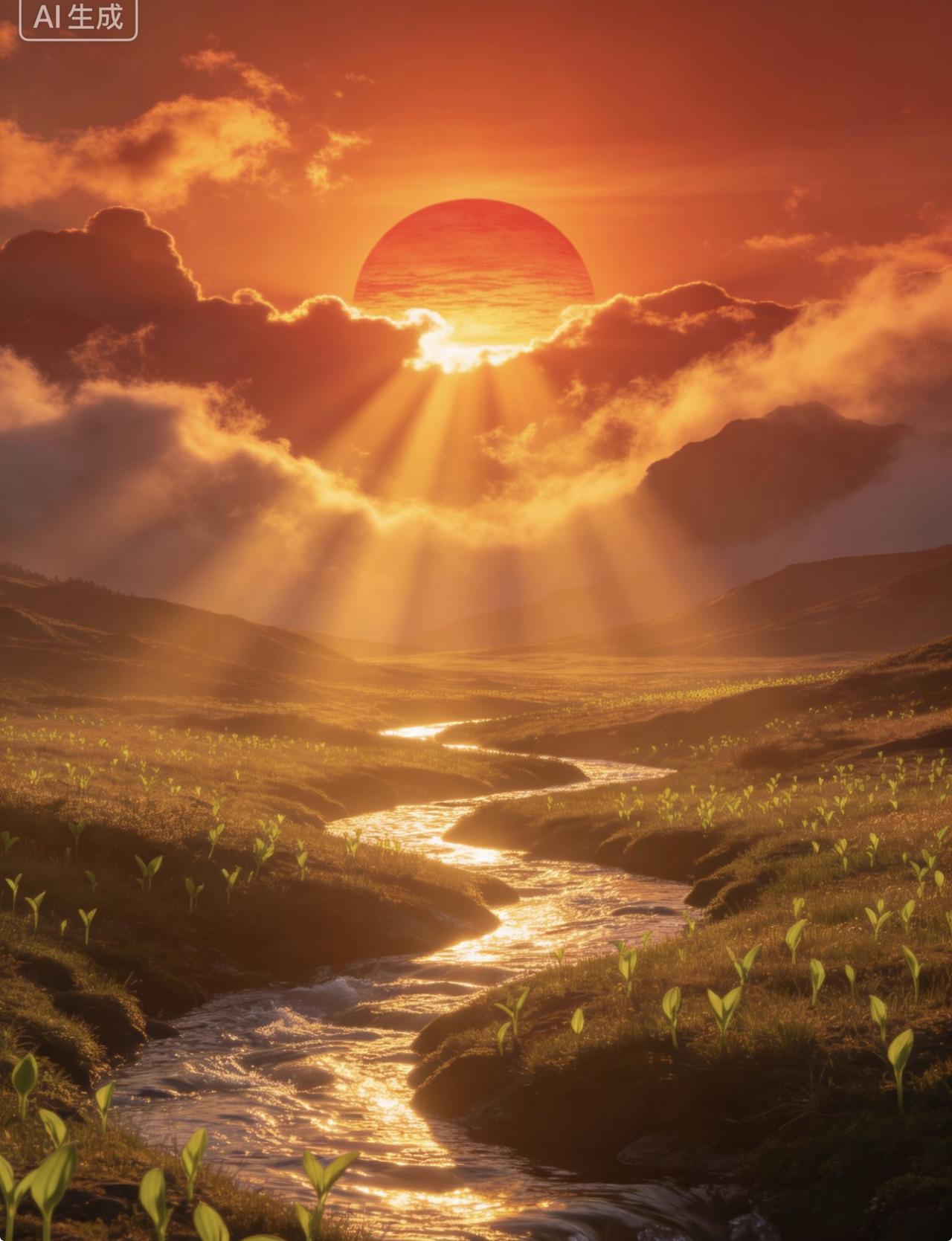 日月山川赋

天地有大美而不言，日月山川，便是这大美最生动的注脚。

日出于东方