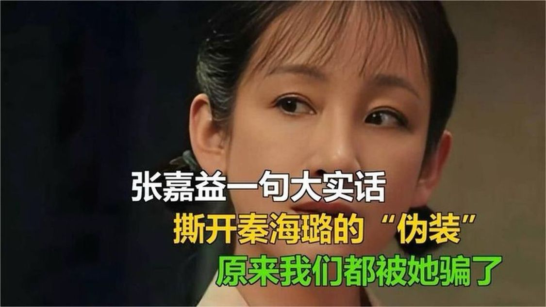 张嘉益一句大实话，撕开秦海璐的“伪装”，原来我们都被她骗了