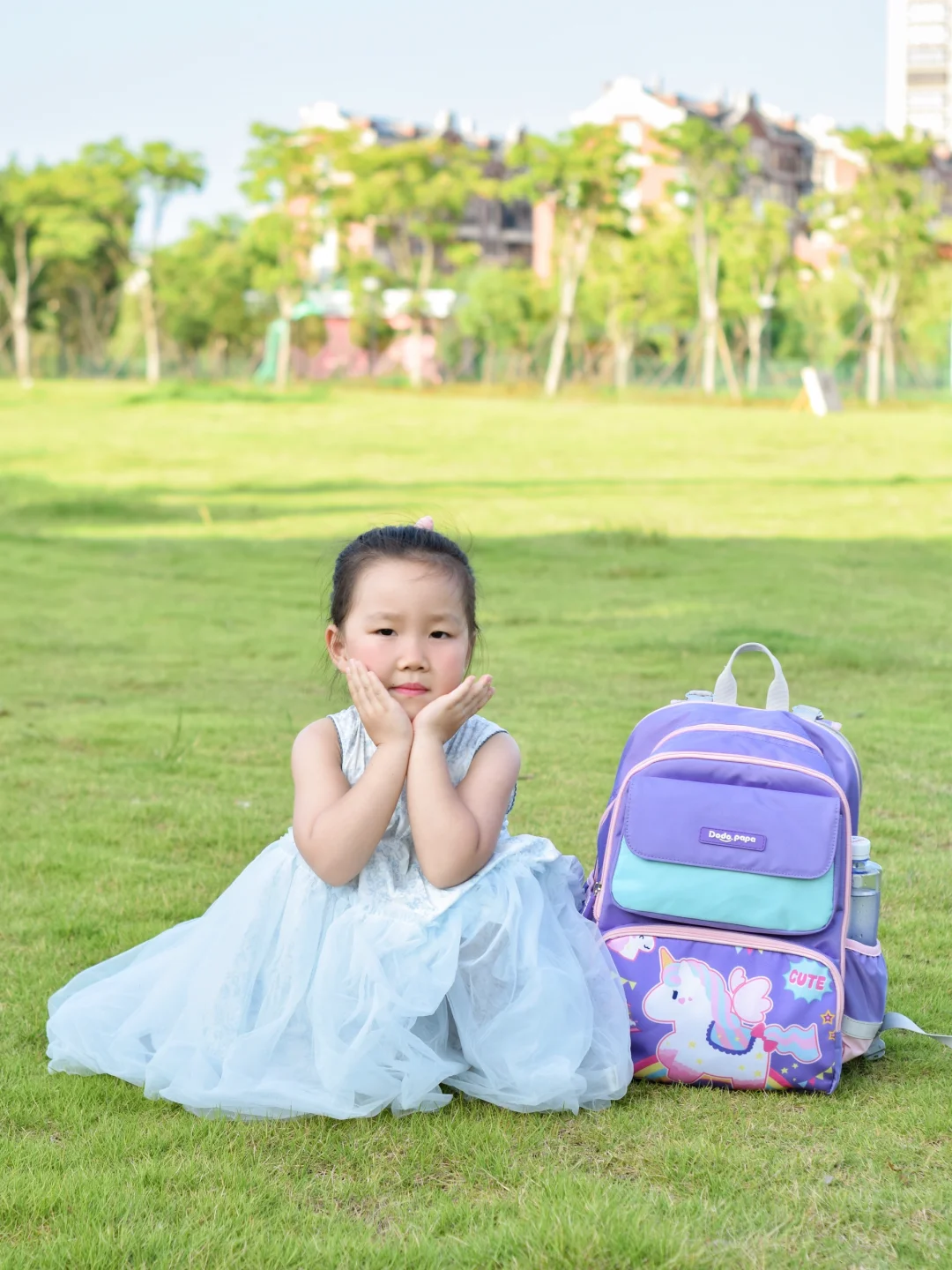 当个小学生，女儿说非常期待一年级！