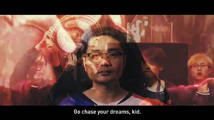 #刀塔史上的今天##DOTA2# 在利雅得大师赛2024最后一个比赛日的场间，E