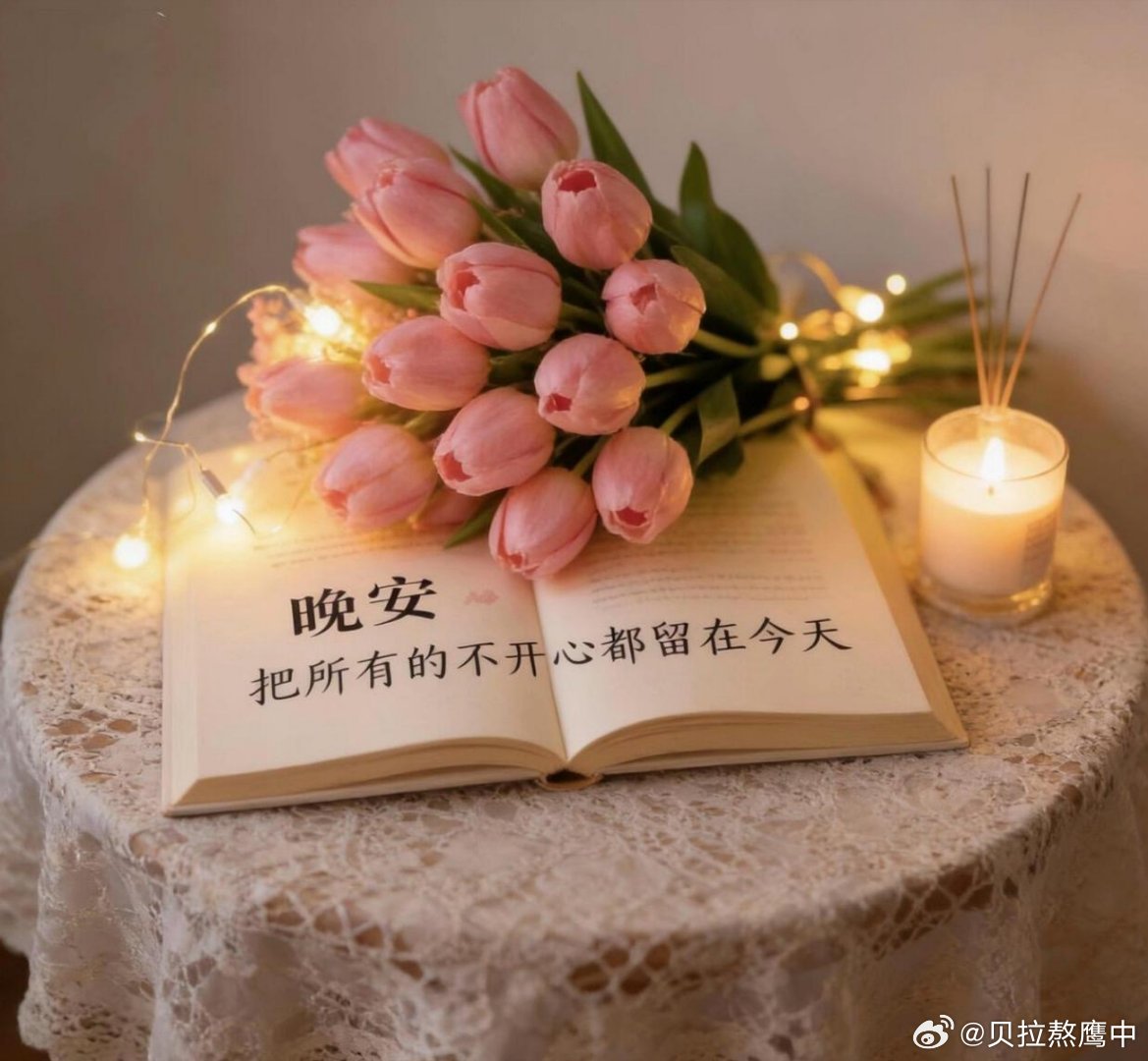 晚安  晚安。星光悄悄点亮夜空，人间归于安静。不必纠结今日的遗憾，所有不顺都到此
