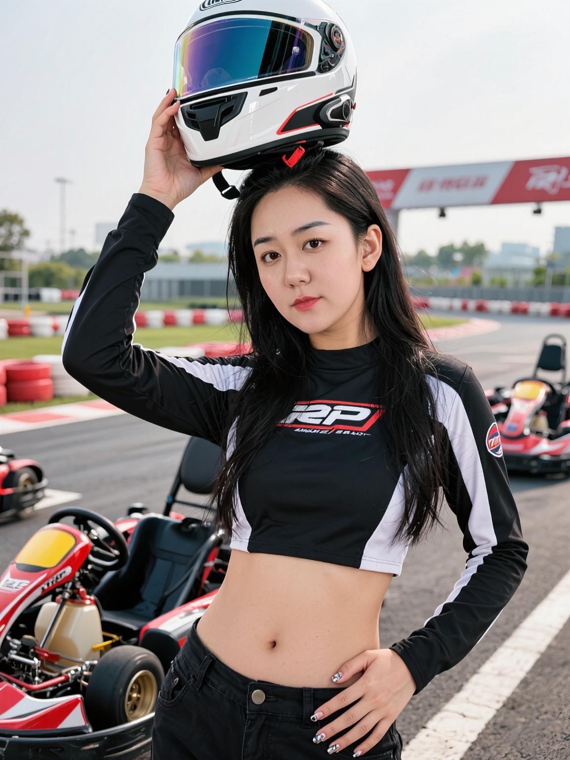 赛车服穿搭 女车手上线