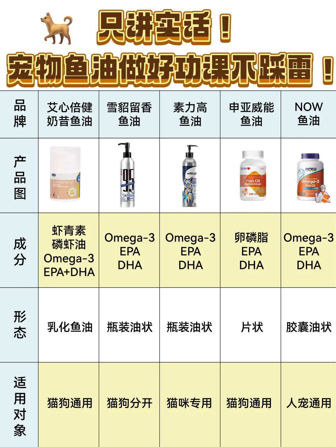 🐕只讲实话！宠物鱼油做好功课不踩雷！🌟