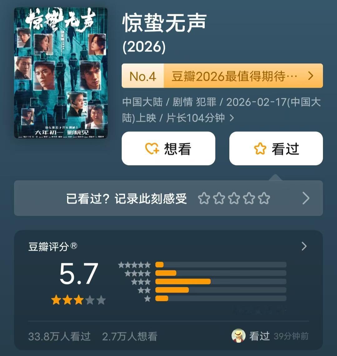 《惊蛰无声》想干嘛？从2月17日上映，通过五次密钥延期，放映时间延长至10月6日