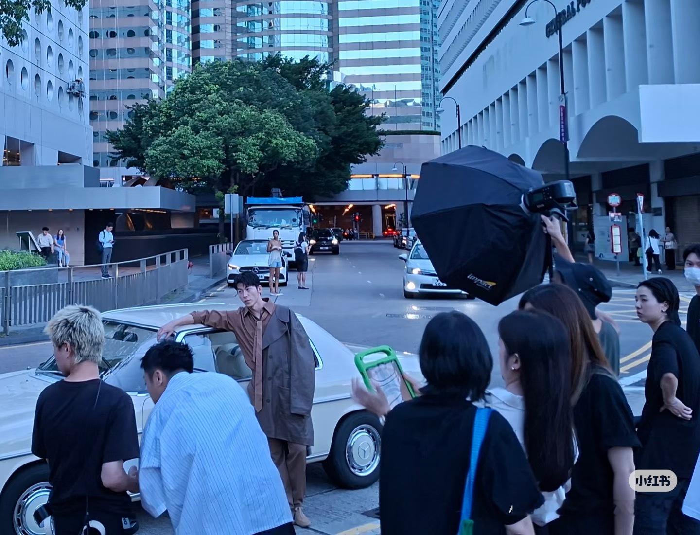 香港偶遇许光汉 ​​​