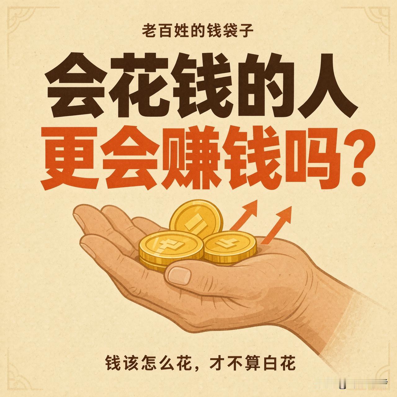 会花钱的人，真的更会赚钱吗？

老话讲"省下来的才是钱"。可你看看身边，光省的人
