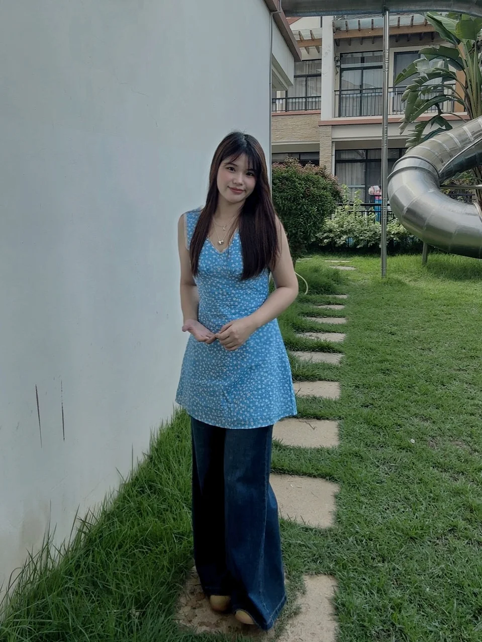 125斤梨形|微胖女生的韩系出游穿搭~