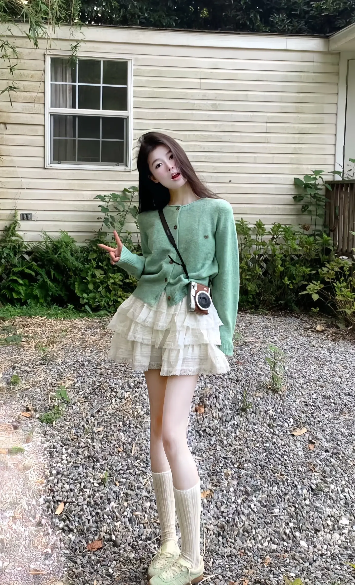 穿搭搭配 今日穿搭 ootd穿搭 早秋韩系氛围感穿搭 小个子显高显瘦穿搭