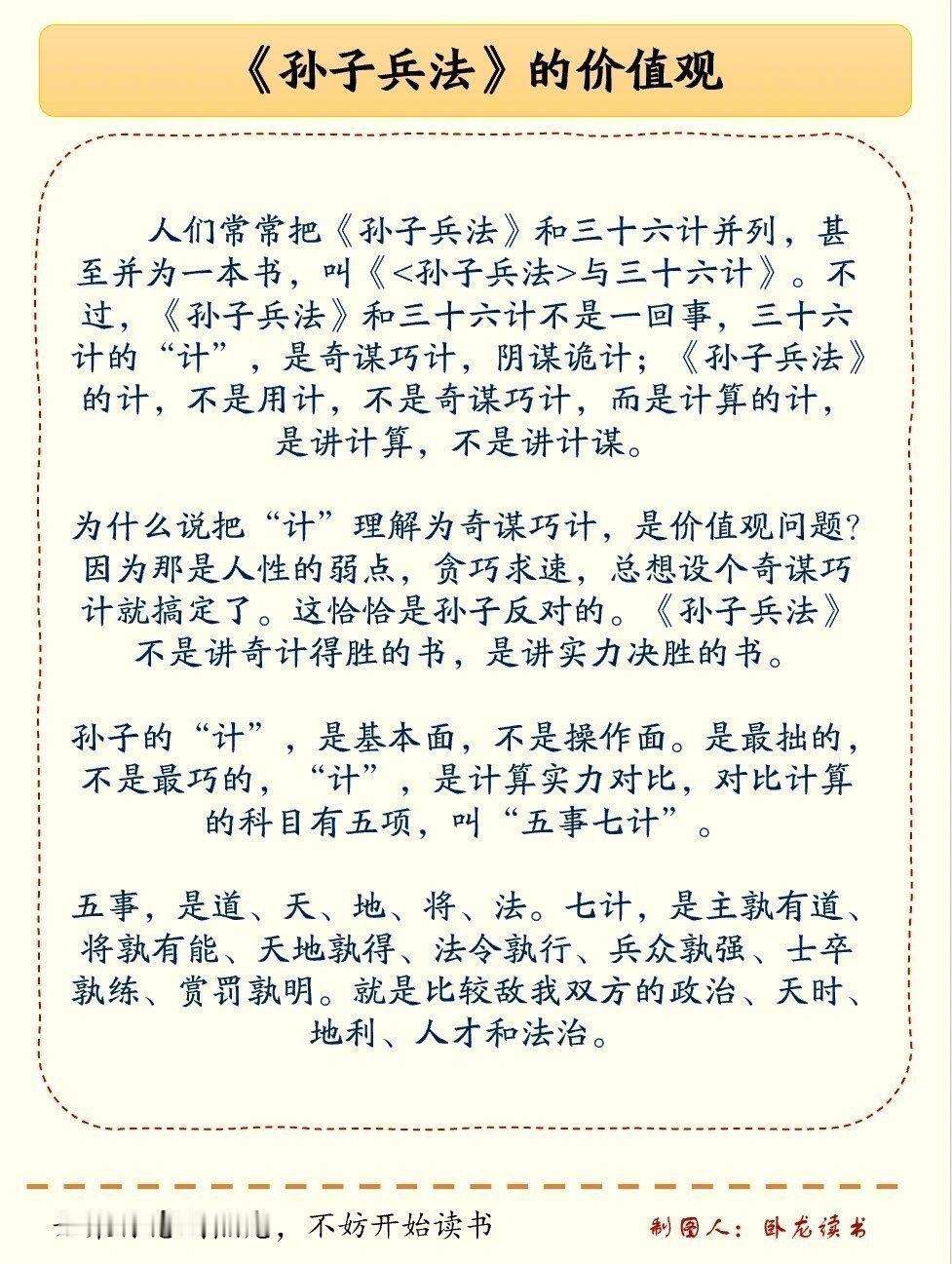 把《孙子兵法》浓缩成14页思维导图 
