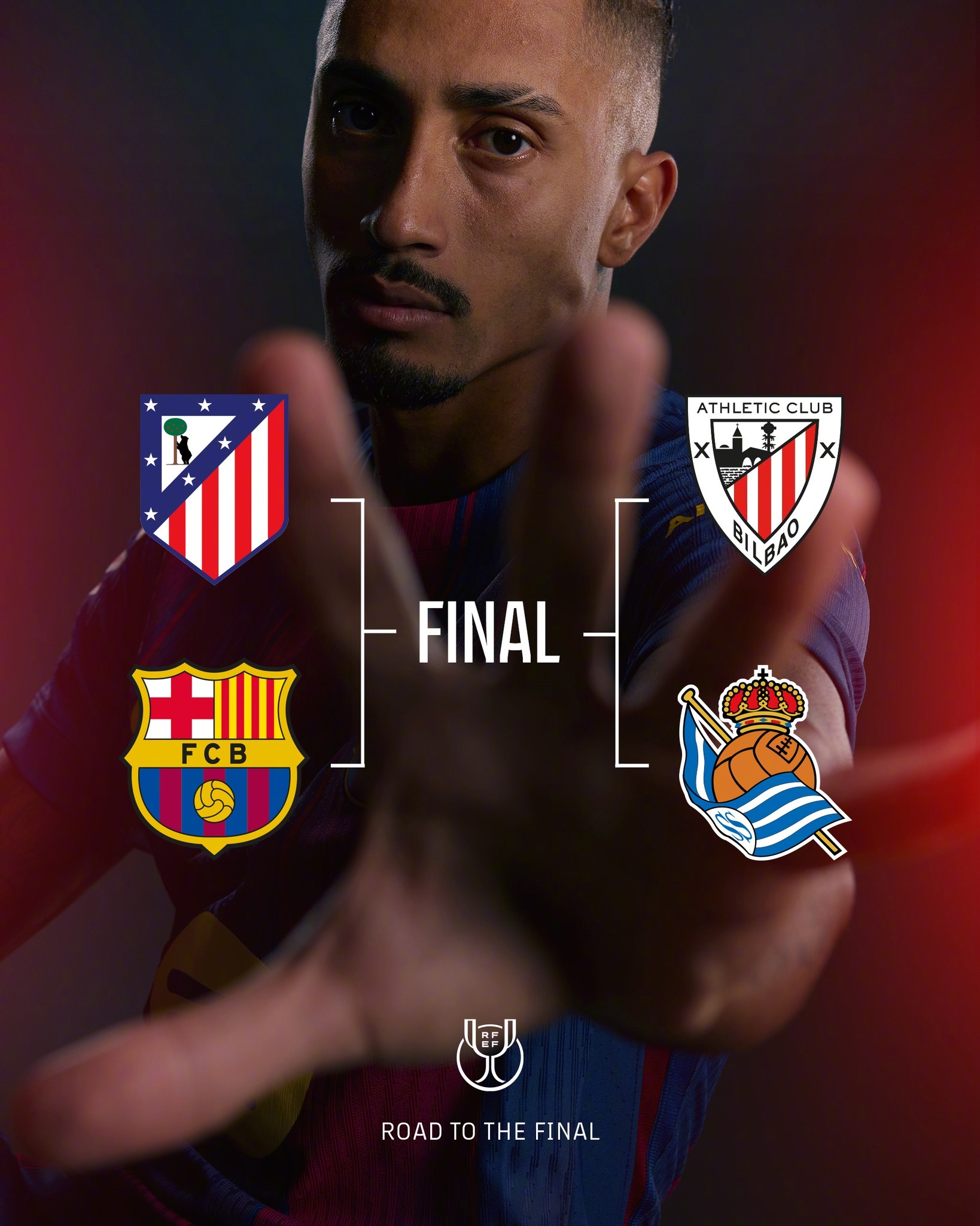 🏆25/26赛季国王杯半决赛对阵出炉！巴萨将先客后主面对马竞！若晋级决赛，将会