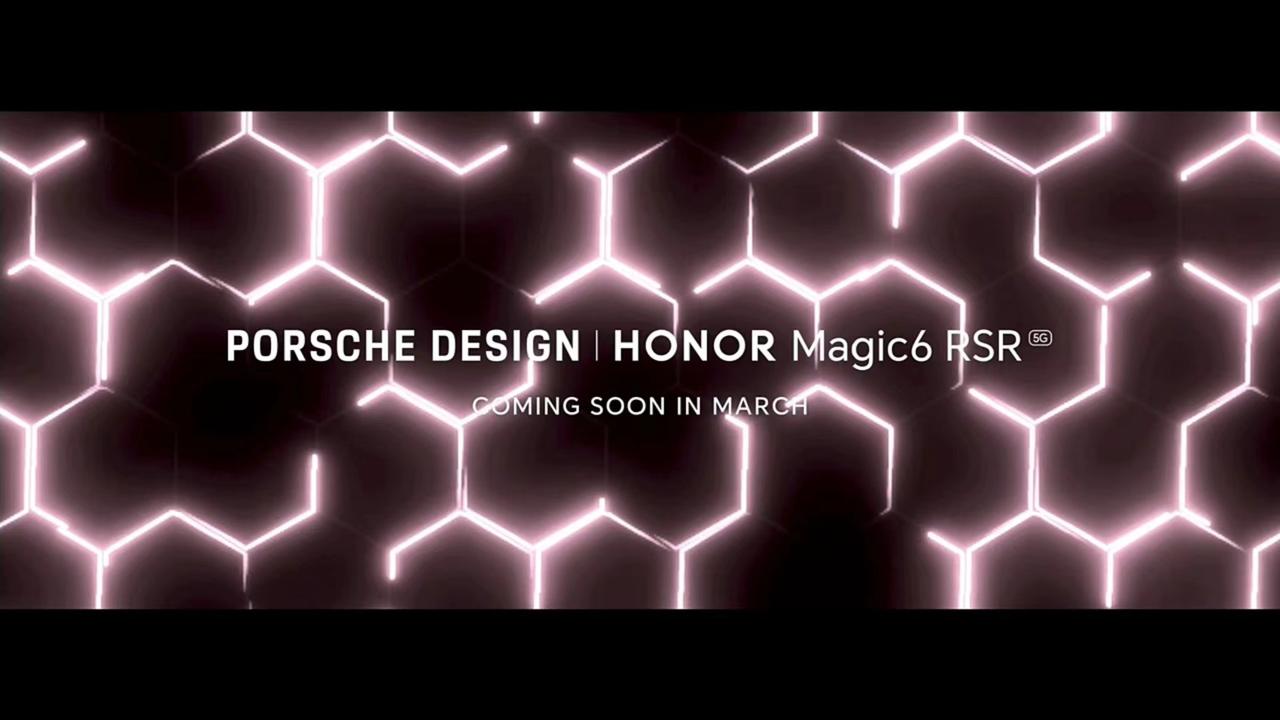 定了，3月！
荣耀与保时捷设计合作还有一款重磅新品，就是荣耀Magic6 RSR