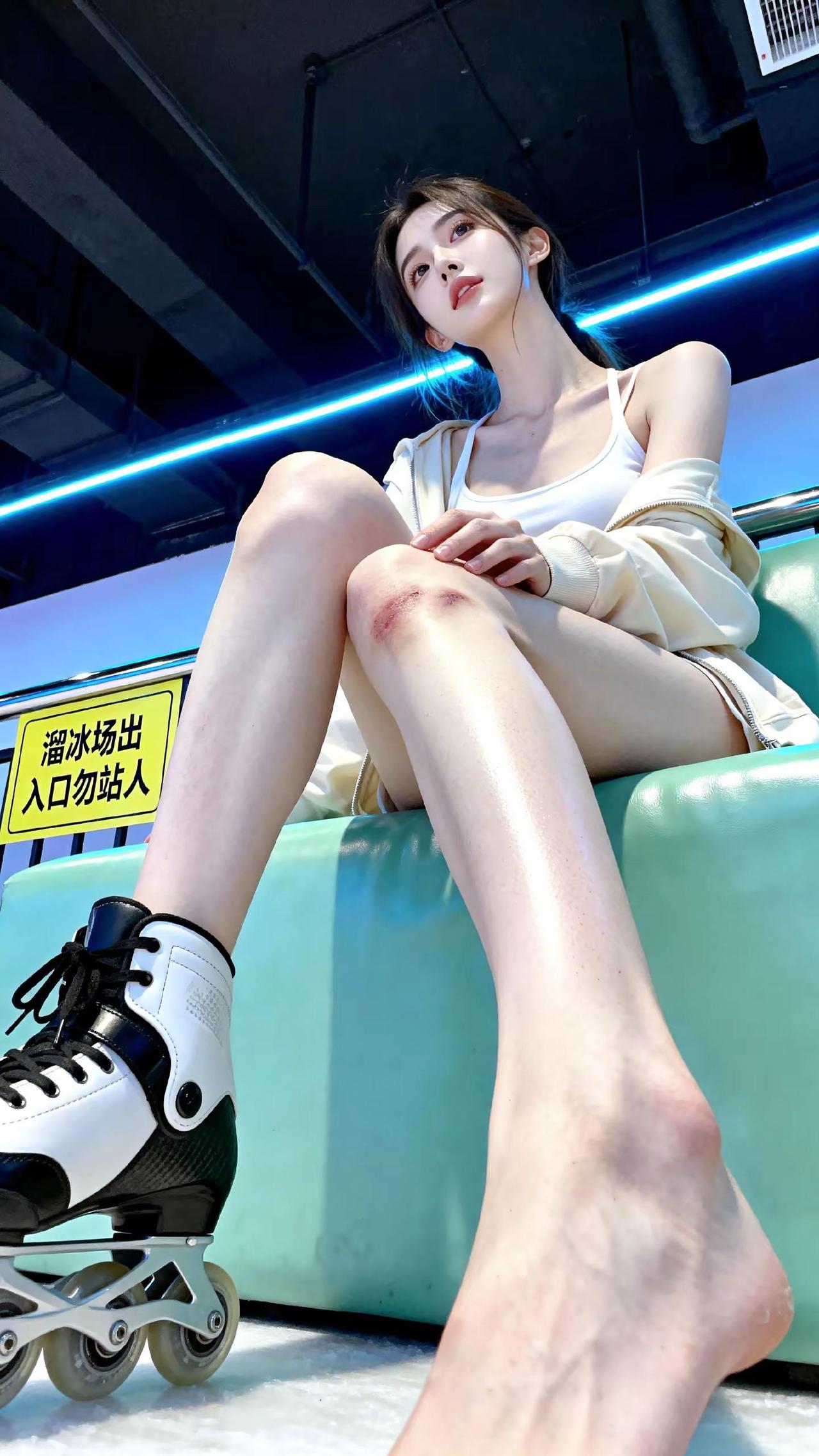 解锁溜冰场拍照姿势，出片率100%！溜冰场 拍照姿势 滑轮女孩 ootd穿搭