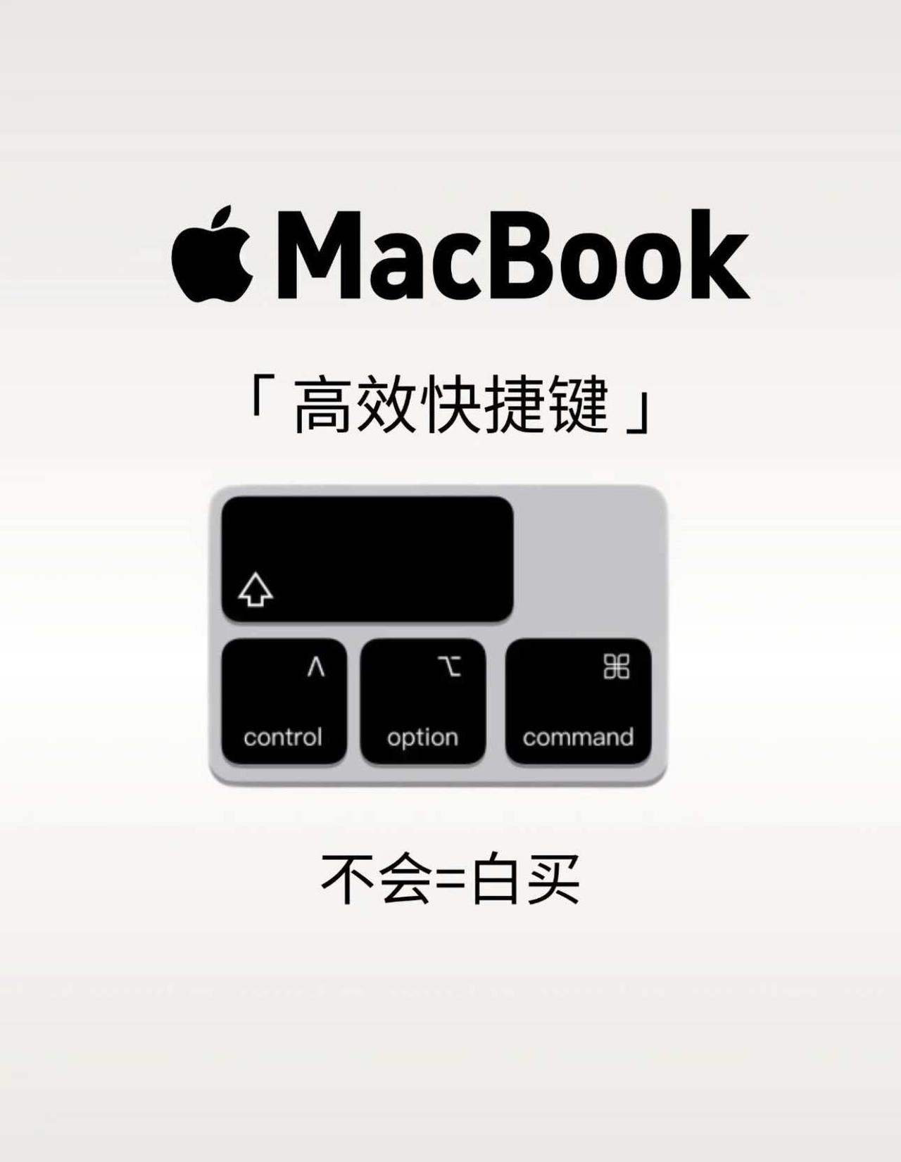 不会=白买❗️｜MacBook超实用快捷键合集
macbook MacBook 