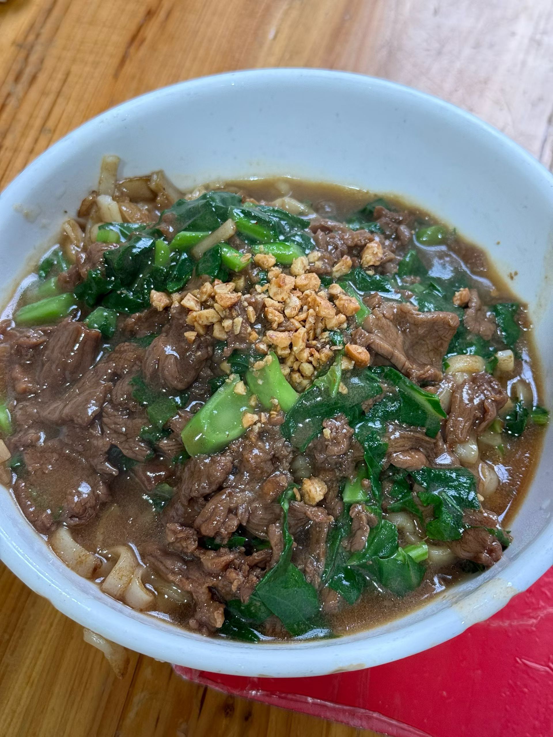 牛肉湿炒粿条适合我，真的很美味
