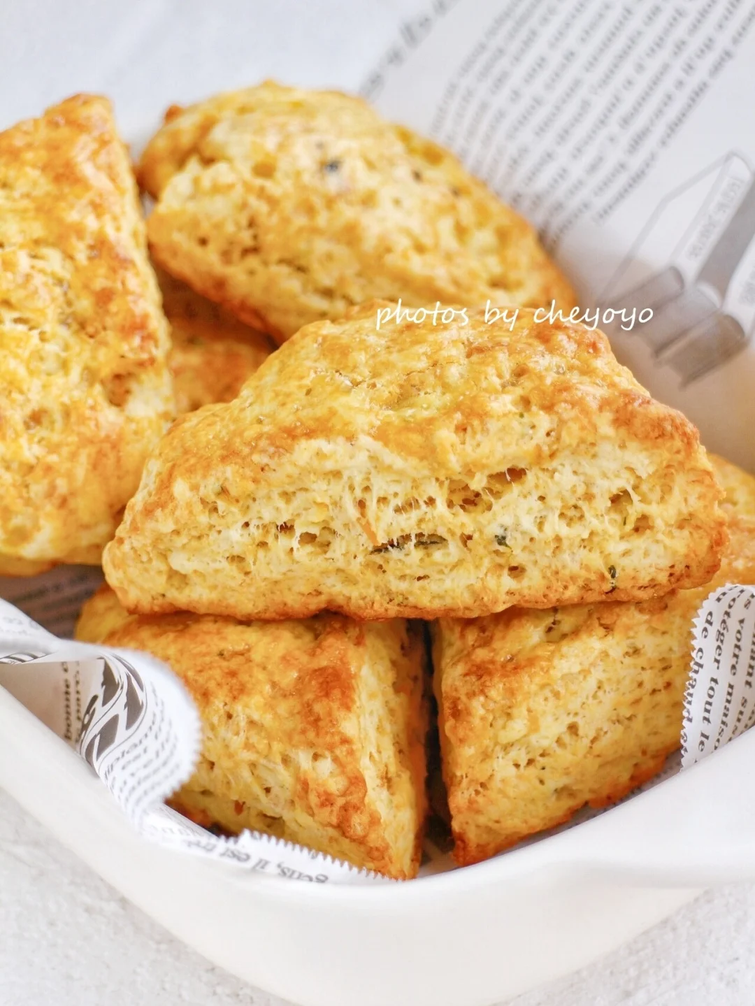 爆好吃❗️神仙搭配❗️咸蛋黄海苔肉松司康