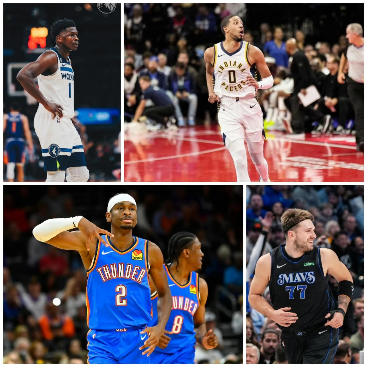 四大后卫的时代来了，爱德华兹、哈利伯顿、亚历山大和东契奇！