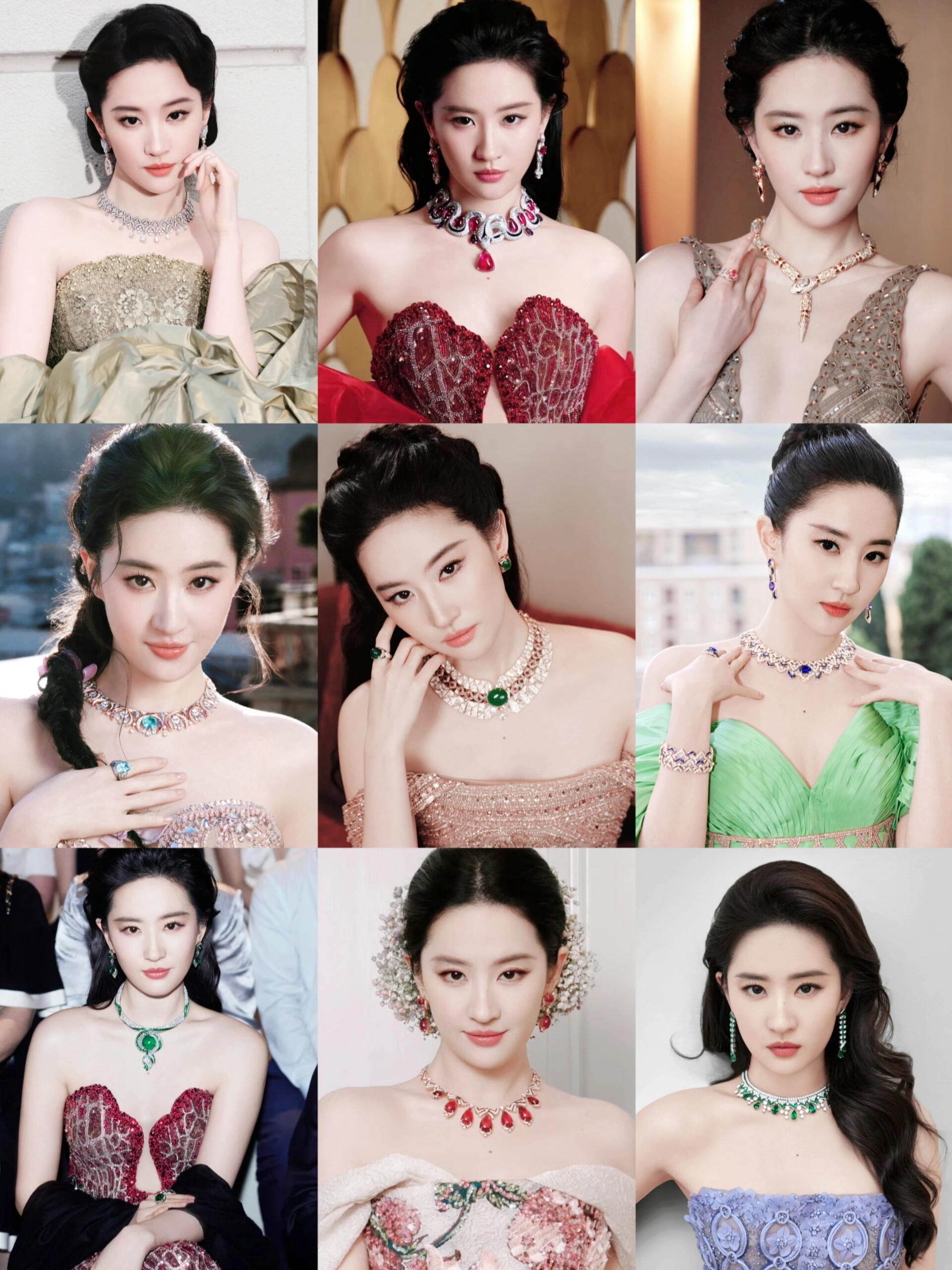 宝格丽：这次给刘亦菲戴的珠宝够大了吧刘亦菲删除照片