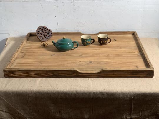 实木旧茶盘、托盘、文盘；茶室民宿侘寂摆件。