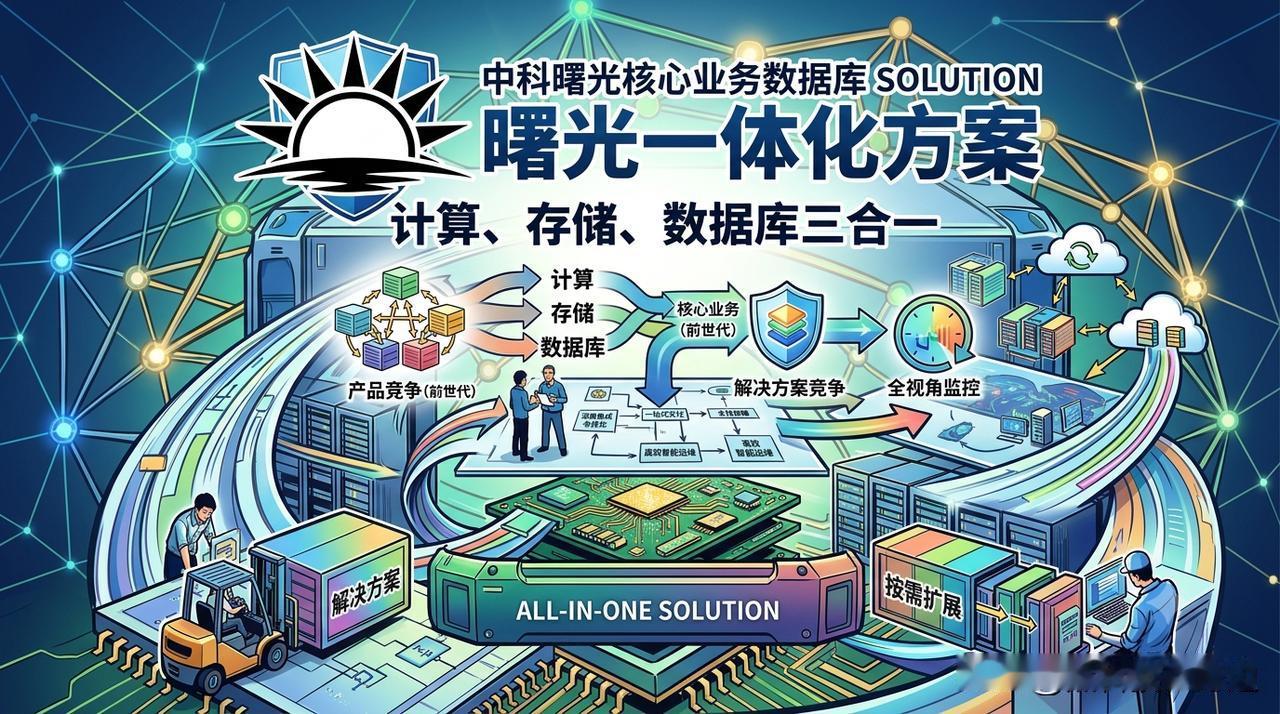 中科曙光推出核心业务数据库一体化方案，可以视为国产数据库市场从产品竞争走向解决方