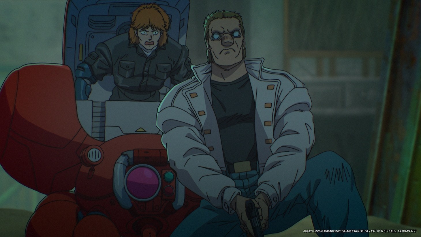 士郎正宗原作的TV动画《攻壳机动队 THE GHOST IN THE SHELL