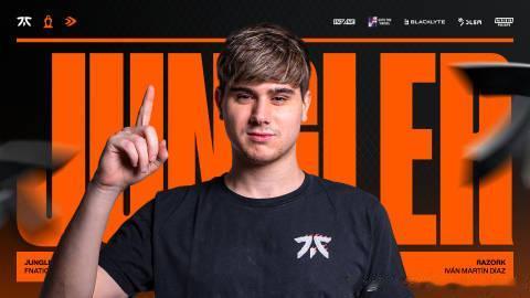 FNC发布人员变动公告：打野选手Razork成功续约