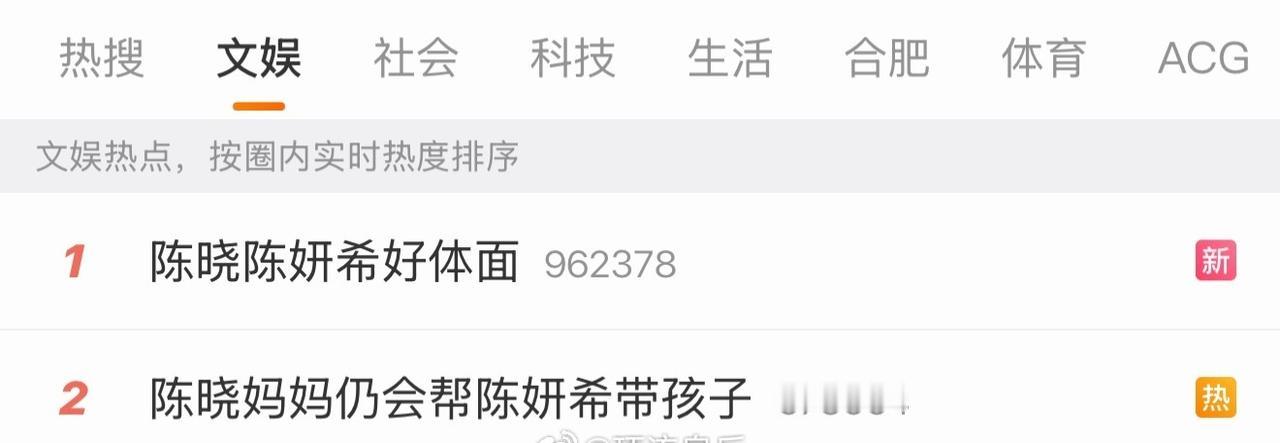 这两个热搜都对陈晓很不友好。首先一直做到不纠缠不打扰的是陈晓。其次两个人的孩子也