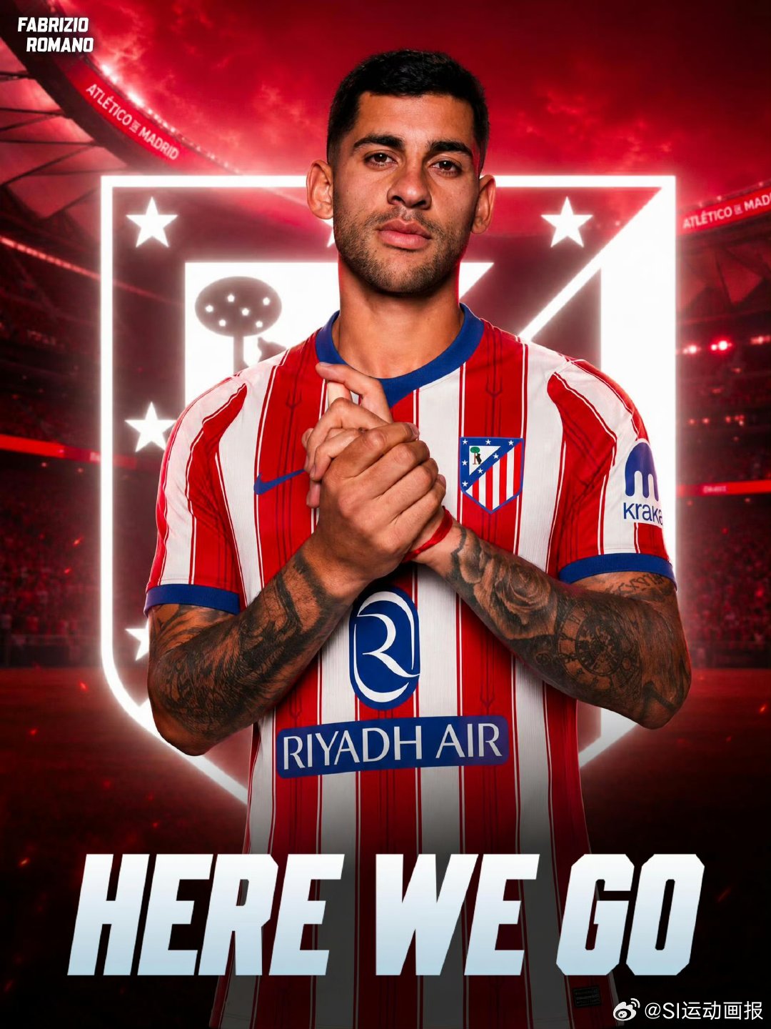 罗梅罗加盟马竞⚽️热刺已与马竞就罗梅罗转会达成协议，总价4000万欧元（约3.1