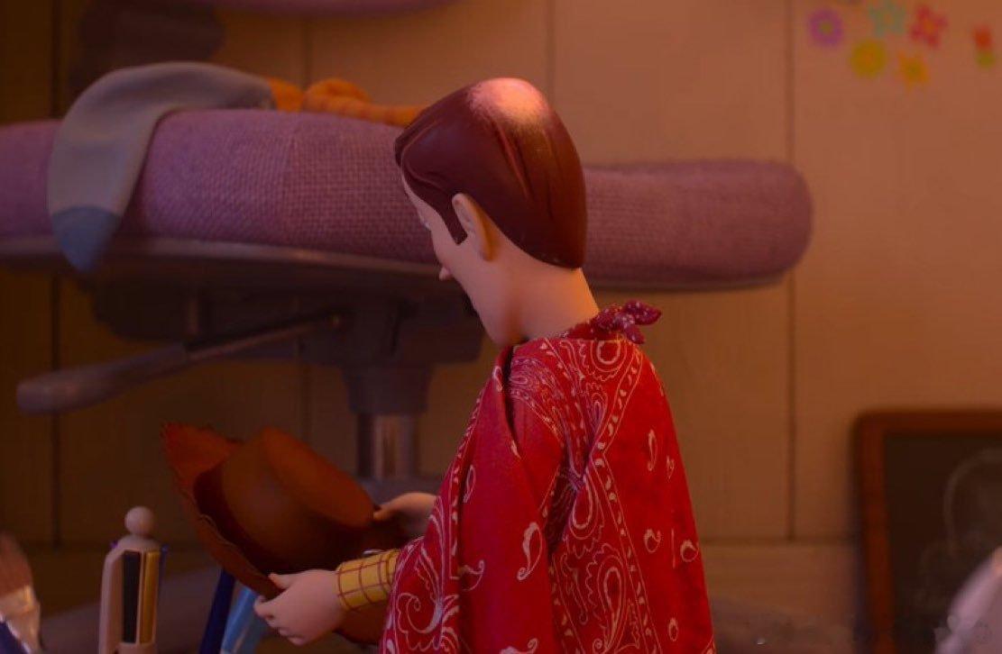 啊啊啊啊啊啊啊啊啊啊啊！！《玩具总动员5》里牛仔胡迪秃顶了！！春节档马上有戏