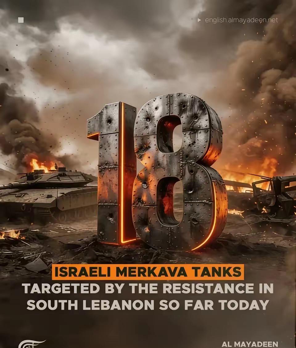 以色列陆军在黎巴嫩南部损失了大量梅卡瓦主战坦克。

以军坦克在黎巴嫩南部接连被摧