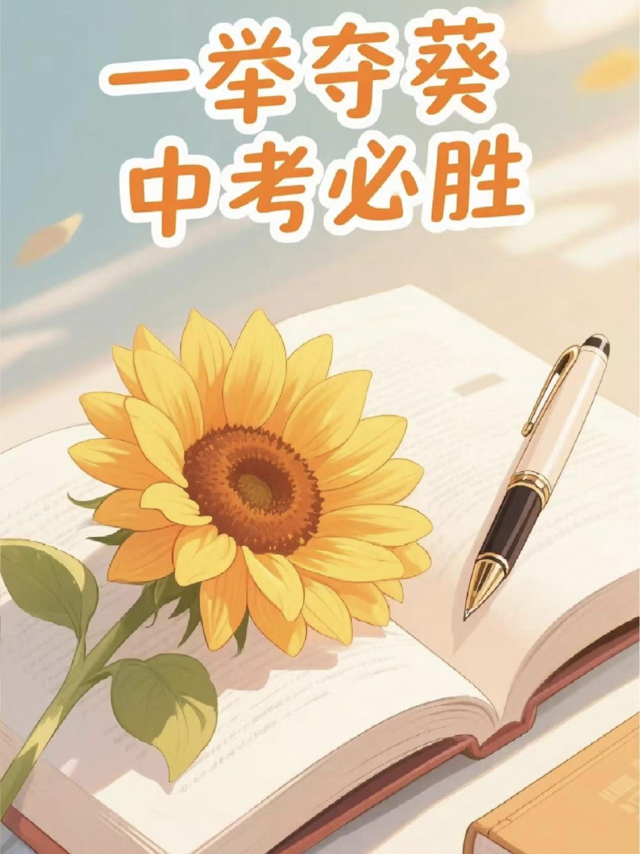 中考加油，愿提笔征战四方，合笔谈笑风生~这些超有氛围感的祝福语，送给即将奔赴考场