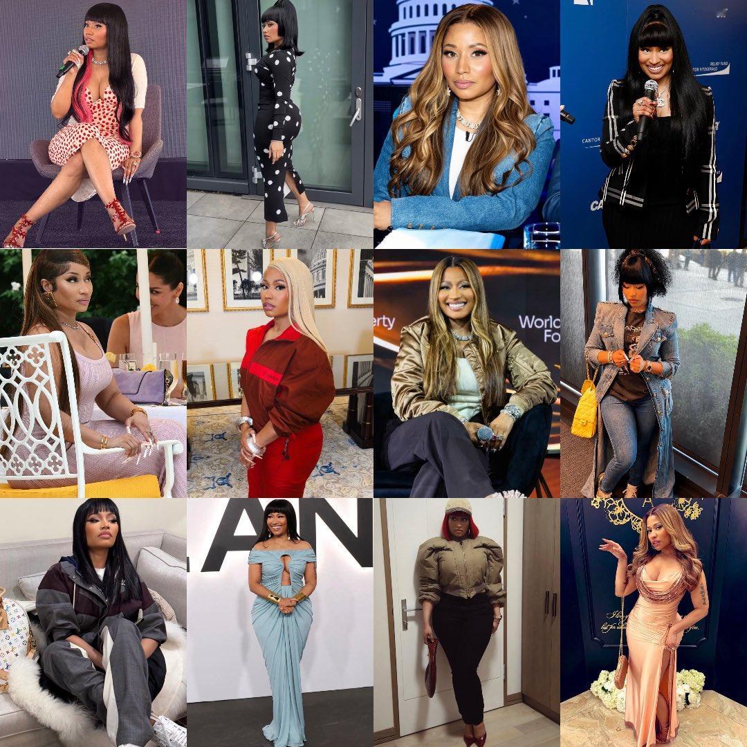 【[举手]】麻辣鸡Nicki Minaj今年的造型，你最喜欢哪一个？/Nicki