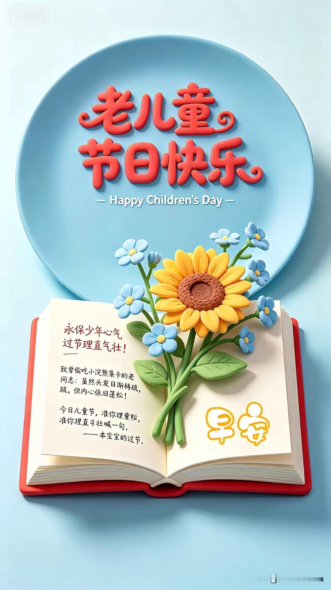 今天是六一节
祝小儿童
老顽童
节日快乐哟

六一特别回忆 老小孩节